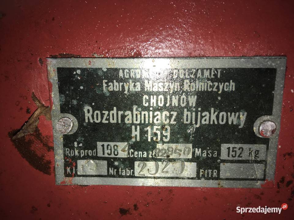 Śrutownik wielkopolskie Sobiesęki Pierwsze