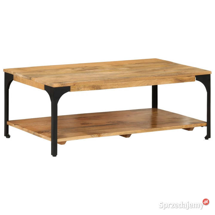 2poziomowy stolik kawowy 100x55x38 drewno mango mazowieckie Warszawa