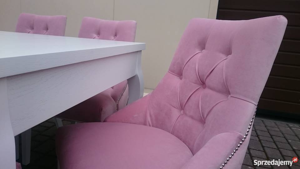 Krzesło do salonu shabby vintage chesterfield z lubuskie Gorzów Wielkopolski