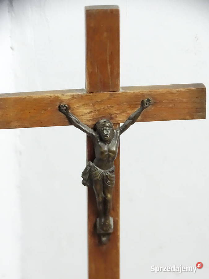 Stary drewniany komplet kolędowy świecznik folk Biłgoraj