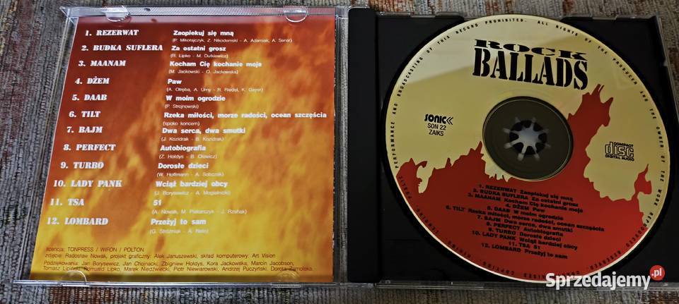 Rock Ballads Volume 1 Sonic Polska klasyka Gliwice