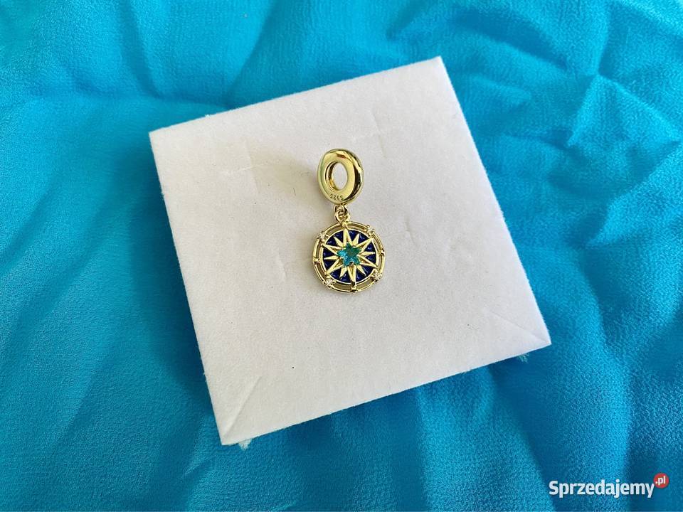 nowa pozłacana zawieszka charms beads kosmiczna pomorskie sprzedam