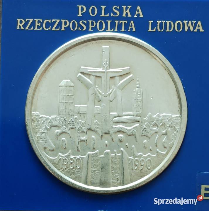 100 000 Solidarność 1990 r TYP B mennicze wielkopolskie Konin