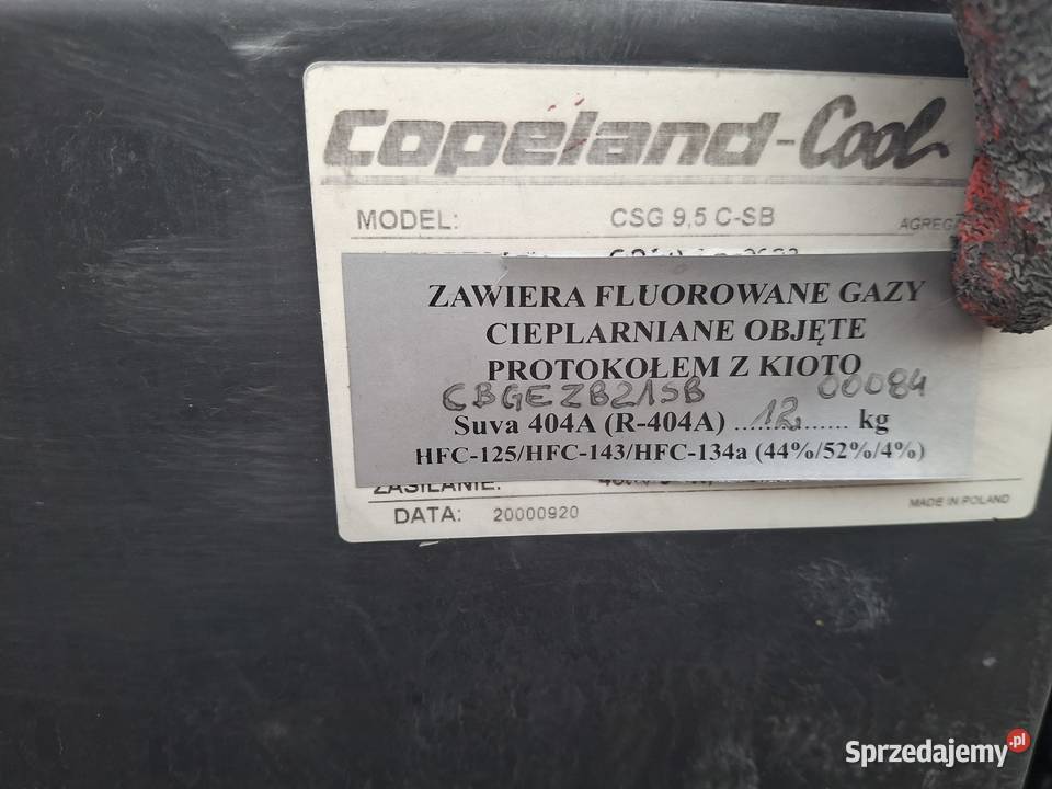Agregat chłodniczy Copeland Cool Chełm sprzedam