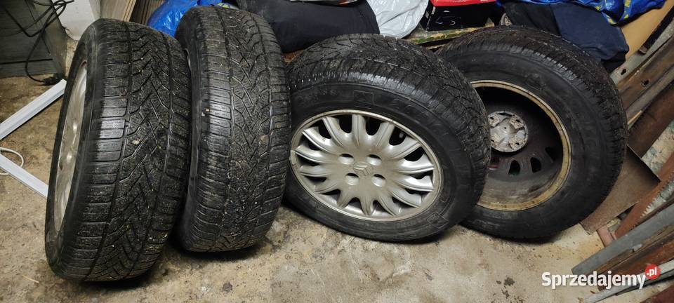 Alufelgi Citroen 2056515 z oponami zimowymi Samochodowe Łódź