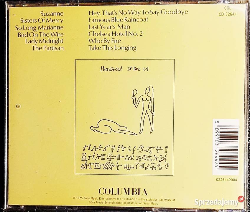 Album CD LEONARD COHEN Album Greatest Hits CD Katowice