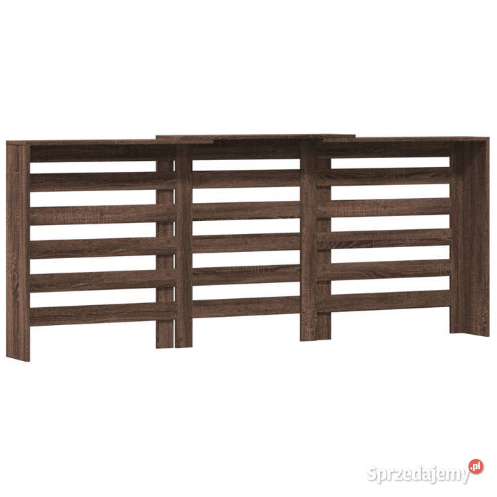 Osłona na grzejnik brązowy dąb 205x215x835