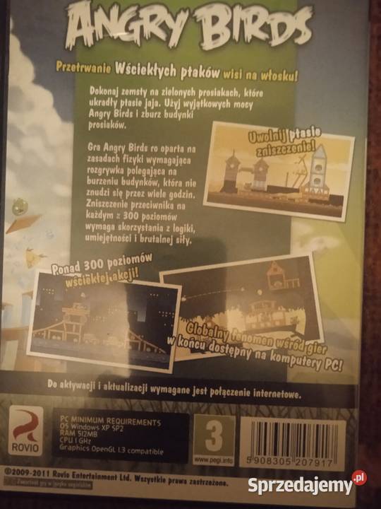 Angry Birds PC CD kujawsko-pomorskie sprzedam