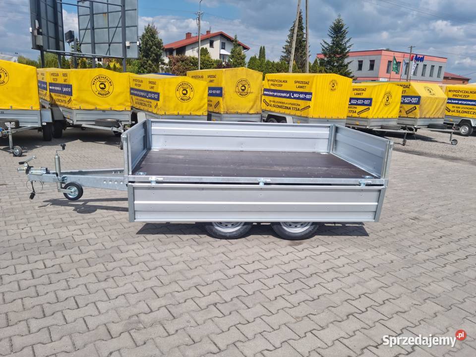 Przyczepa platforma nowa uniwersalna burty mazowieckie Otwock