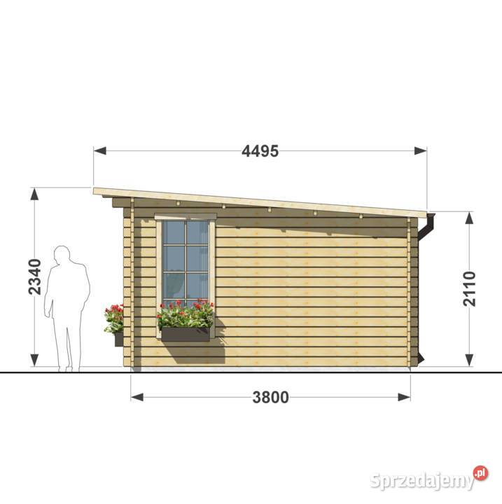 Domek letniskowy drewniany Essex 54 m Dziekanów Polski