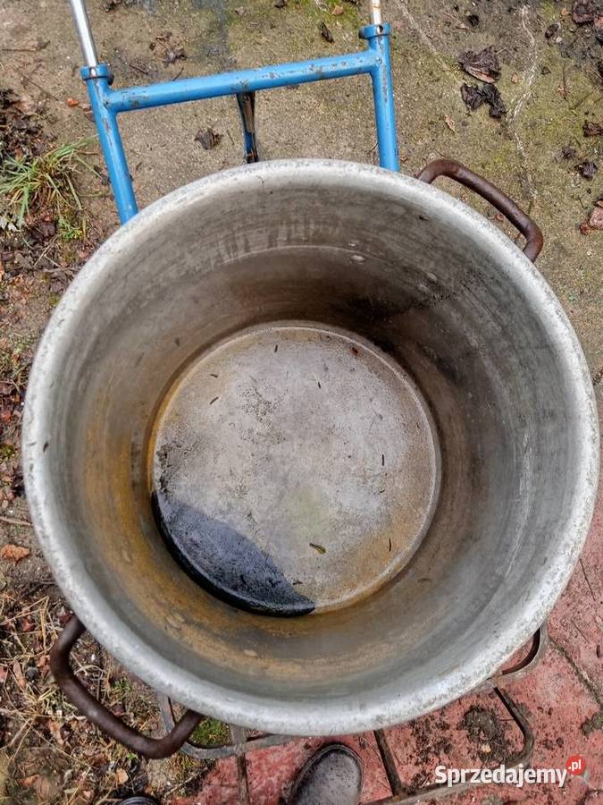 Duży gar garnek ALUMINIUM grube Poznań