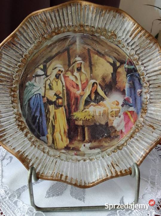 Talerzyk dekoracyjny Porcelana i szkło