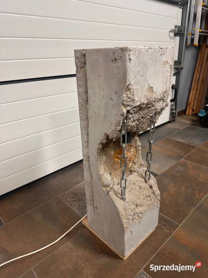Lampa z betonu Dom i Ogród śląskie Tychy