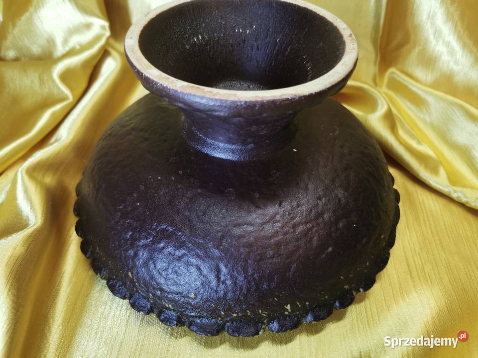 Patera na nodze ceramika lata 60 Lublin