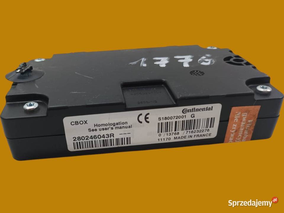 MODUŁ CBOX 280246043R Renault Laguna III 2007 świętokrzyskie