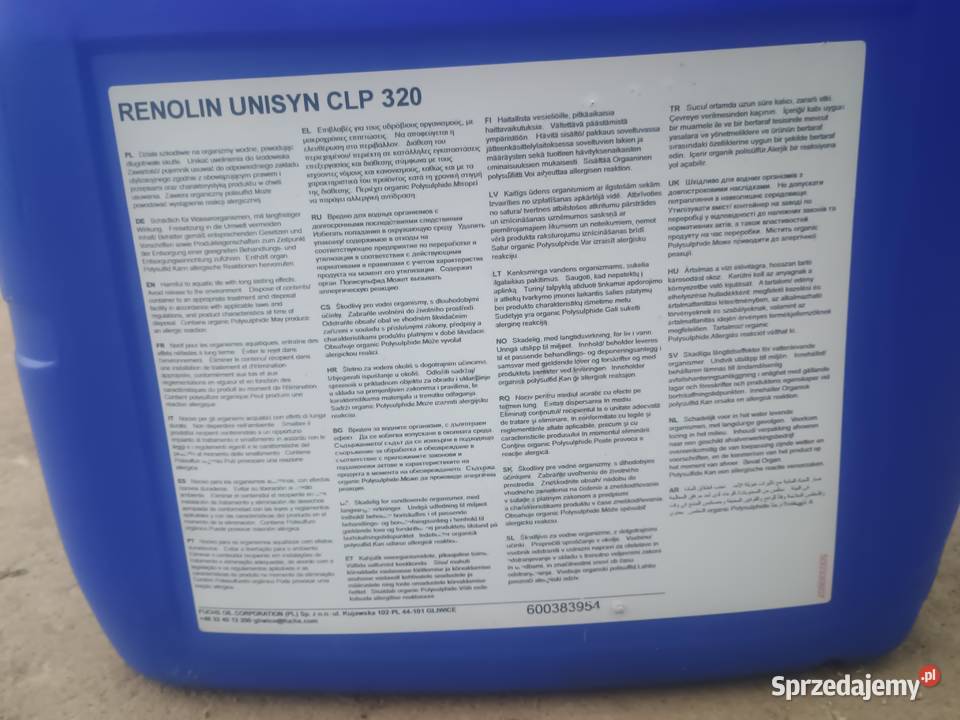 Olej Renolin Unisyn CLP 320 20l Pińczów