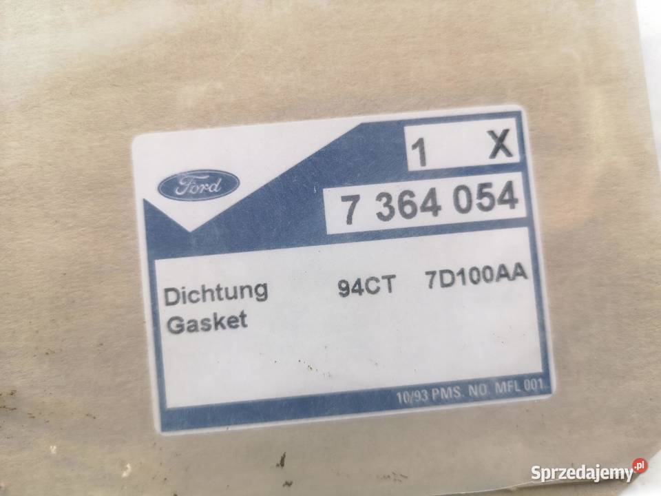 USZCZELKA PŁYTY SKRZYNI FORD Fiesta 89 Escort 90