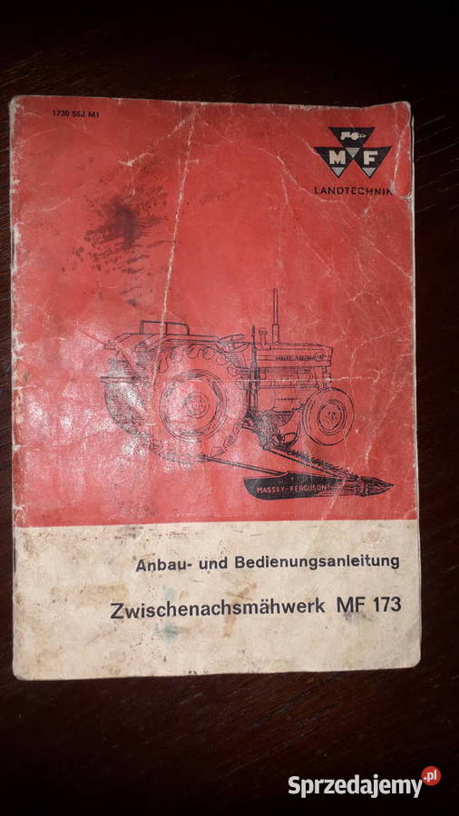 Kosiarka boczna listwowa do mf 133 135 140 145 sprzedam