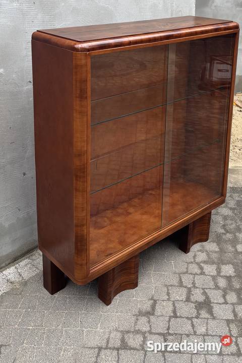 Witryna Orzech ART DECO Antyk Renowacji Idealna Meble mazowieckie Warszawa