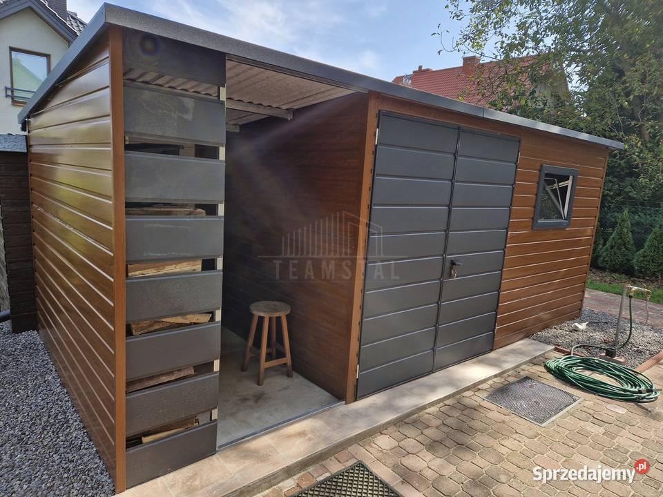 Schowek Domek Ogrodowy 35x3m Wiata 15m Brama wielkopolskie Jarocin