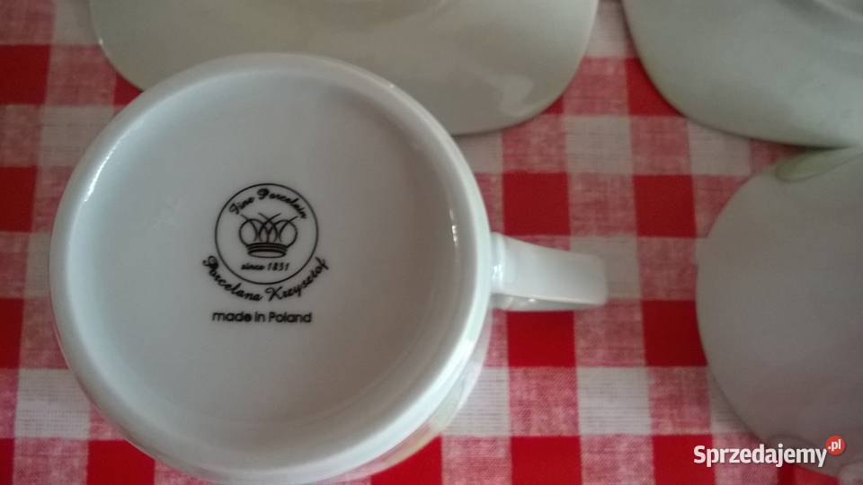 Filiżanki do kawy herbaty ze spodkami Warszawa