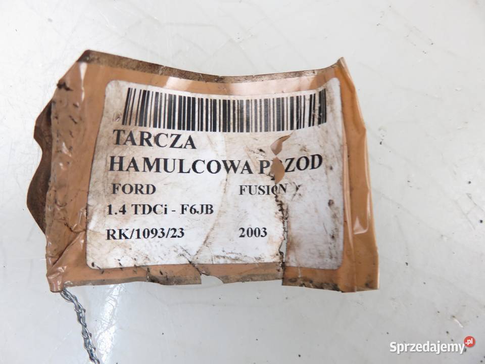 2X TARCZA HAMULCOWA PRZÓD FORD FUSION 14 TDCi