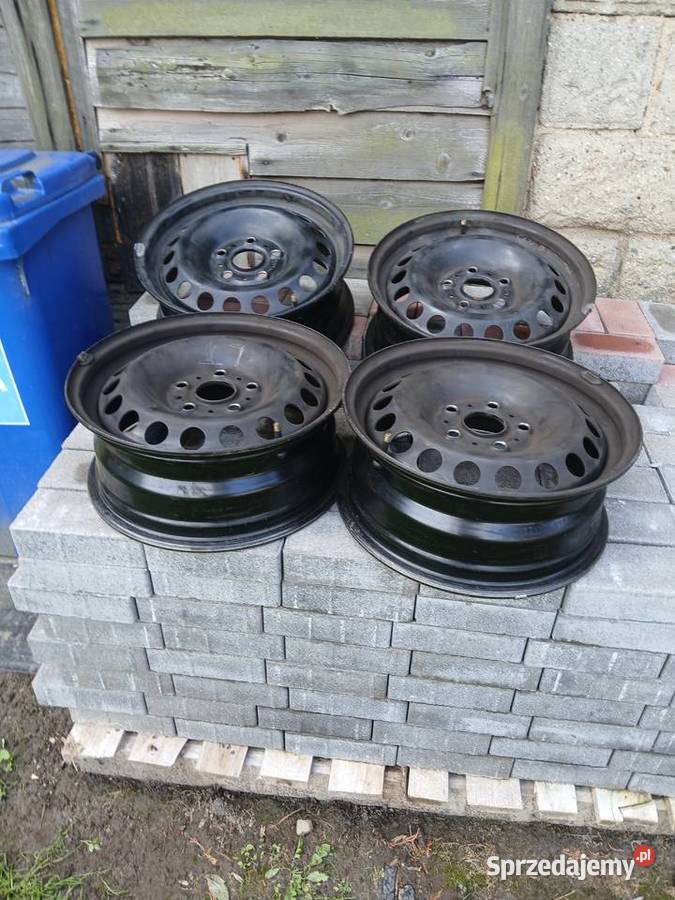 Felgi stalowe 6Jx15H2 ET43 5x112 VW Golf 5 6 7 dolnośląskie Zagrodno
