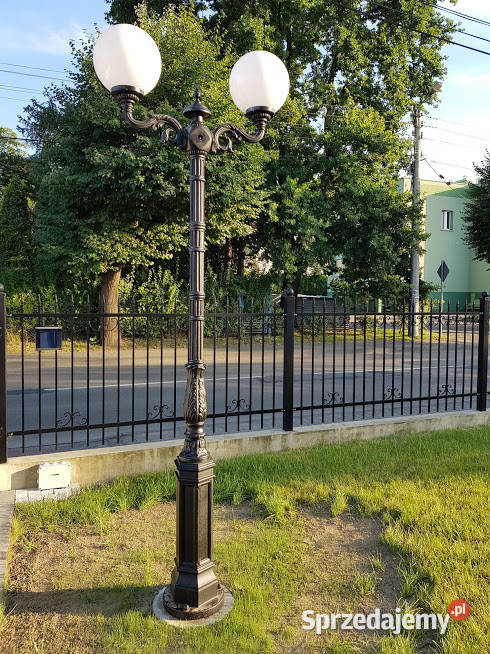 ogrodowa żeliwna lampa solidna oświetlenie Altany i wiaty Gołdap