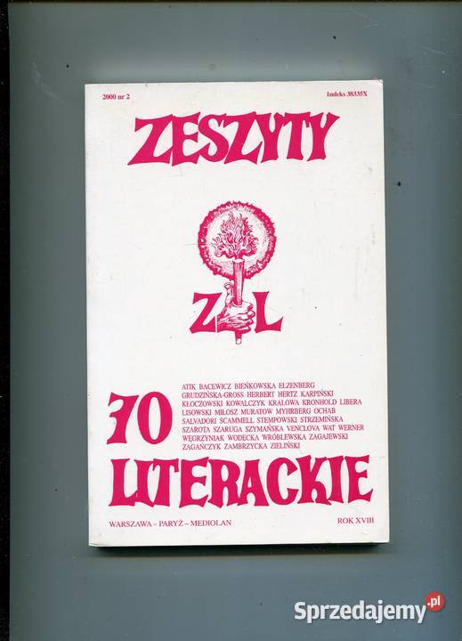 Zeszyty literackie 70 XVIII