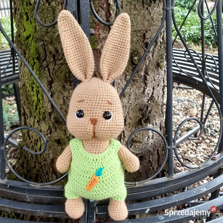 Królik na szydełku 3 Maskotki kujawsko-pomorskie Mrocza