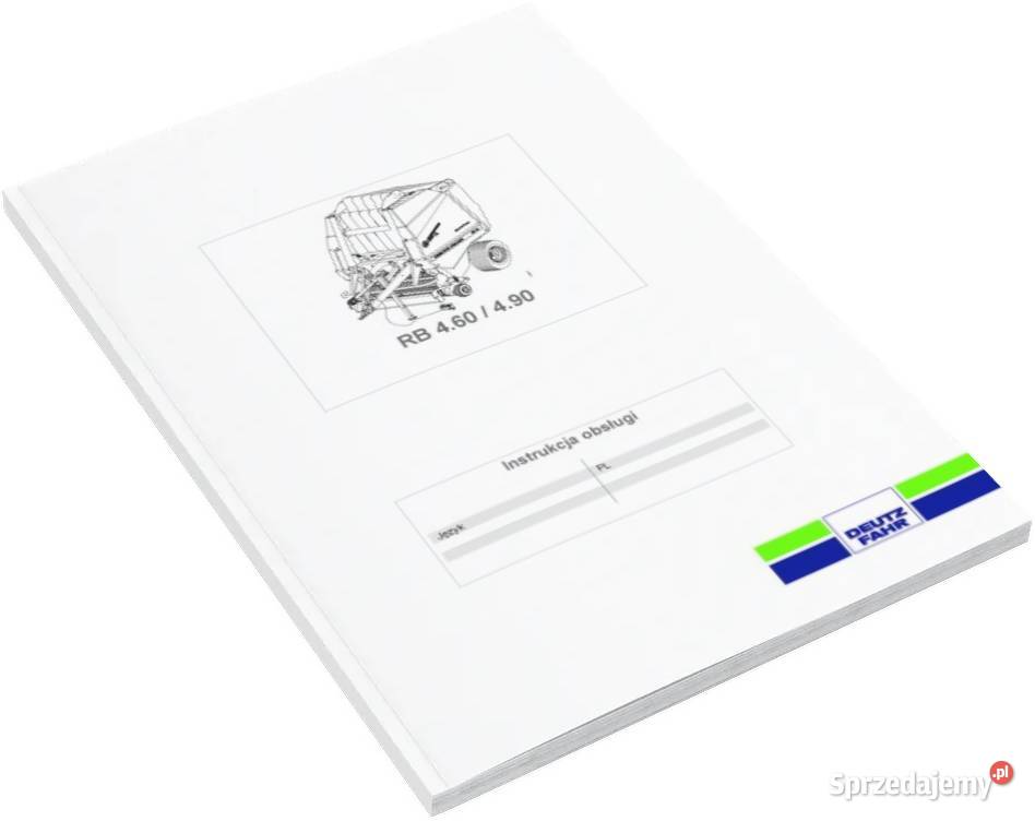 Instrukcja obsługi Deutz Fahr RB 460 490 Szamotuły