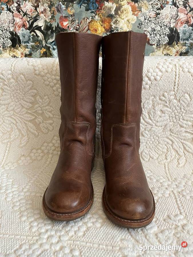 DrMartens skóra naturalna buty damskie 4041 śląskie