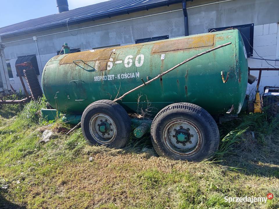sprzedam beczkowóz tandem 6000l Beczkowozy Nieciecz Włościańska