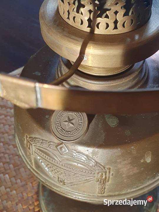 Lampa naftowa niemiecka Carl Hory Berlin stara Lublin