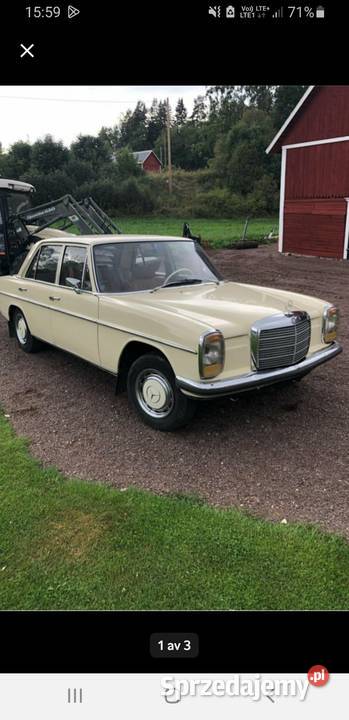 Mercedes w115 220 diesel 1973r Kartuzy