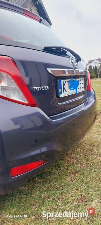 Toyota Yaris III 2012 poj 10 l Polski salon nieuszkodzony małopolskie Nowe Żukowice