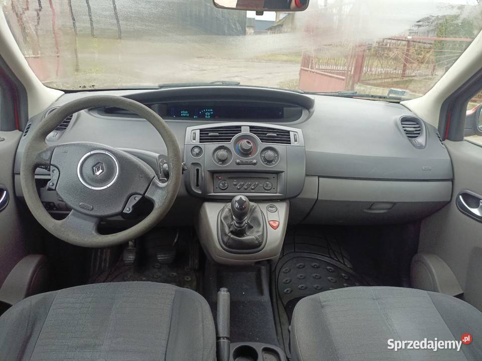 Renault Megane Scenic 15 dCi2007 Stan Do czerwony Łódź