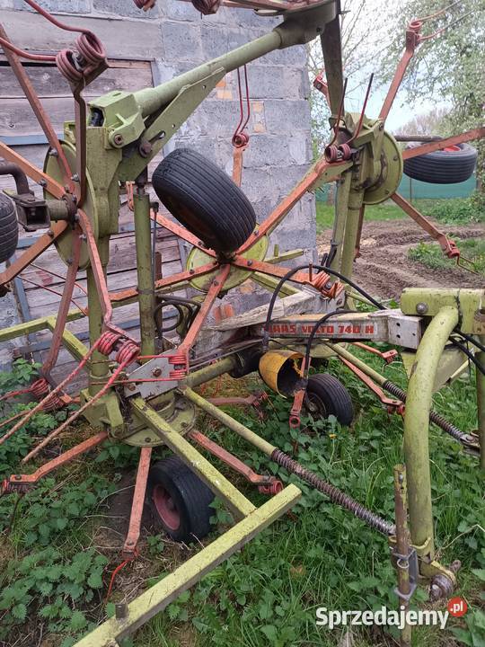 Przewracarka Claas volto 740 Zgrabiarki i przetrząsacze kujawsko-pomorskie Więcbork sprzedam
