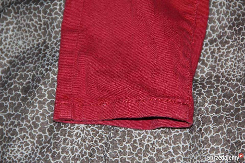 SPODNIE SEXI RURKI JASKRAWE CZERWONE MISS Zambrów