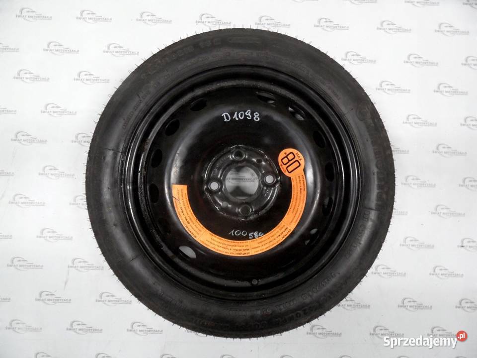 FIAT koło dojazdowe 1257015 95M 4x100 ET35 świętokrzyskie