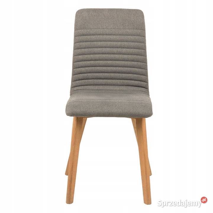 4 krzesła do jadalni jasnoszare Arosa Lara 45cm Łódź