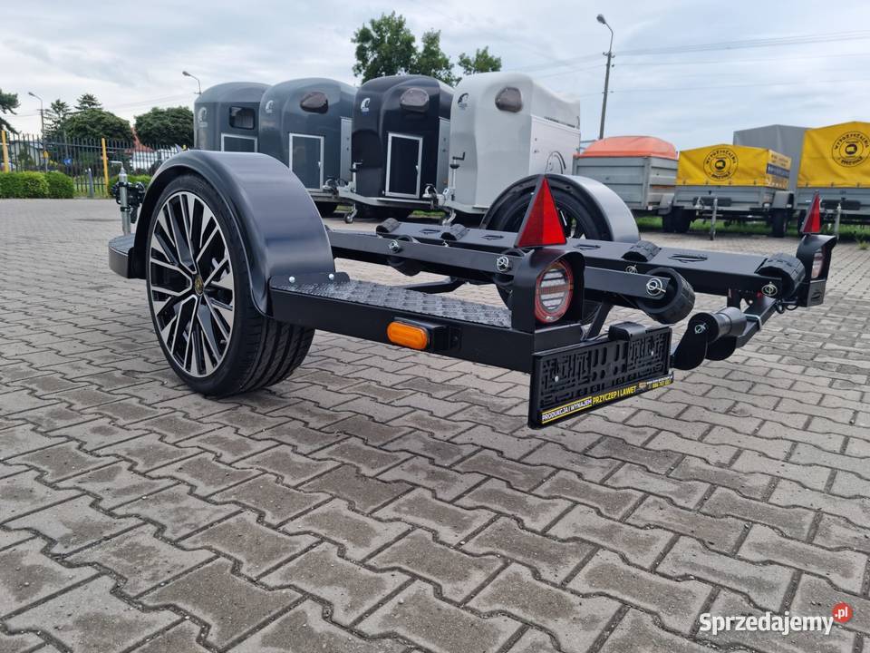 Przyczepa Custom KamCzepka VIP czarna płozo Lesznowola sprzedam
