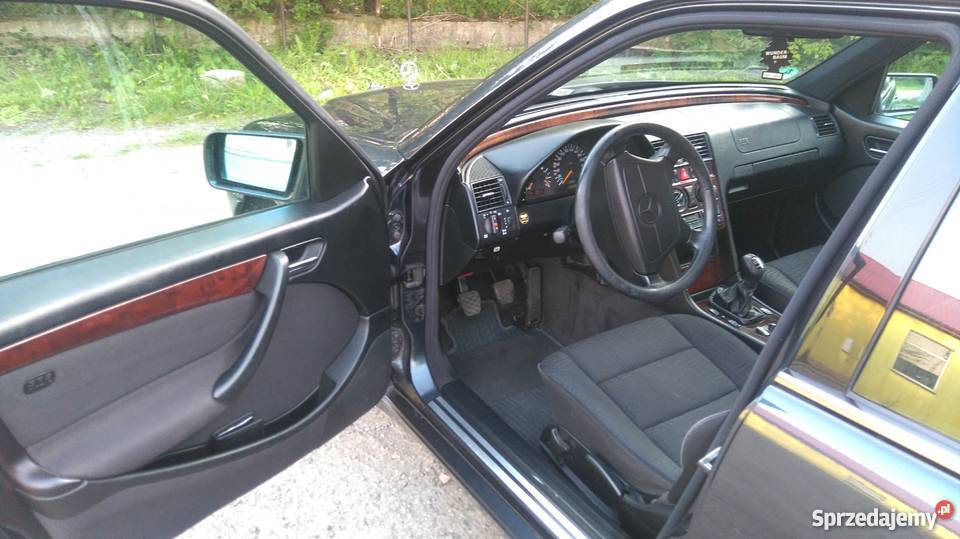 Mercedes w202 c240 zielony C-klasa