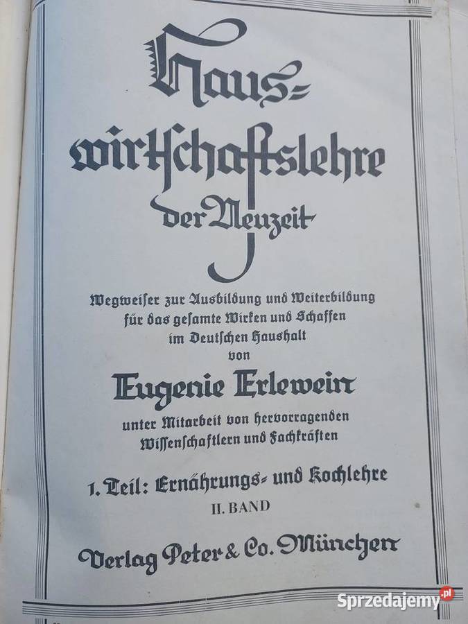 Stara książka Nowoczesna gospodarka domowa pomorskie