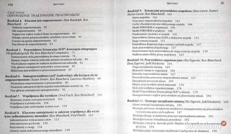 Przywództwo wyższego stopnia Ken Blanchard Chełm sprzedam