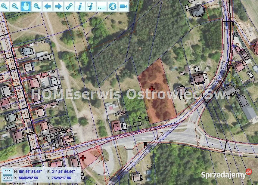 Grunt Ostrowiec Świętokrzyski 2572m2