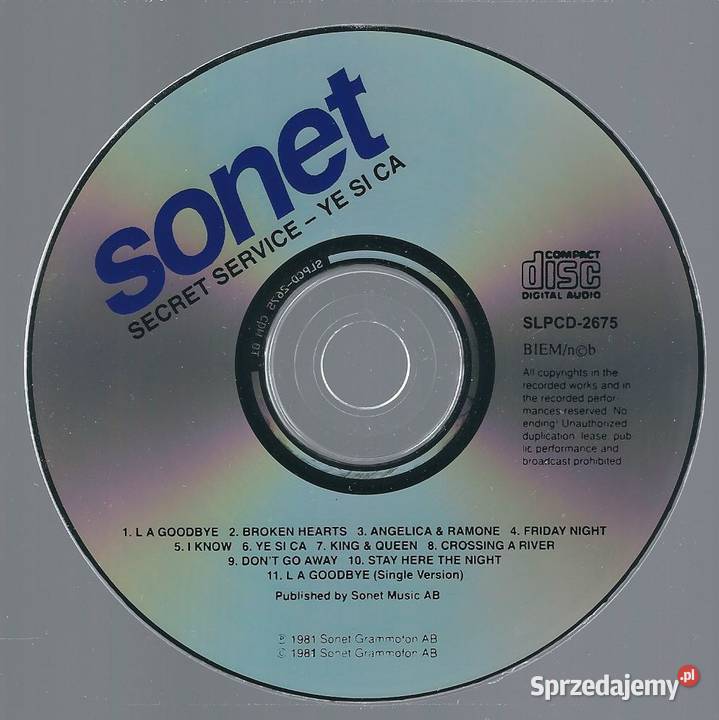 CD Secret Service Ye Si Ca 2011 Brwinów