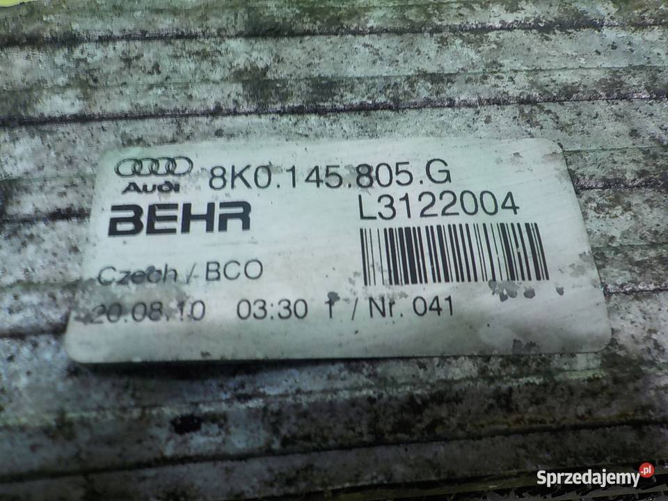 AUDI A5 8T 20 TFSI 10r 2D COUPE intercooler Suków