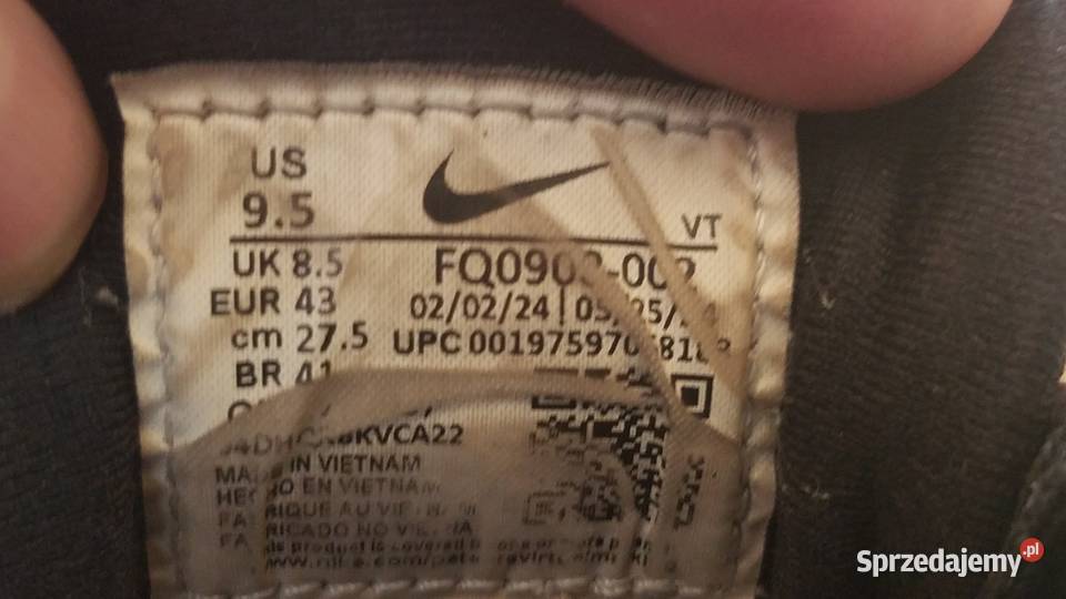 Buty NIKE Pegasus ReactX Trail 5 GTX EUR43 28 do Białystok sprzedam