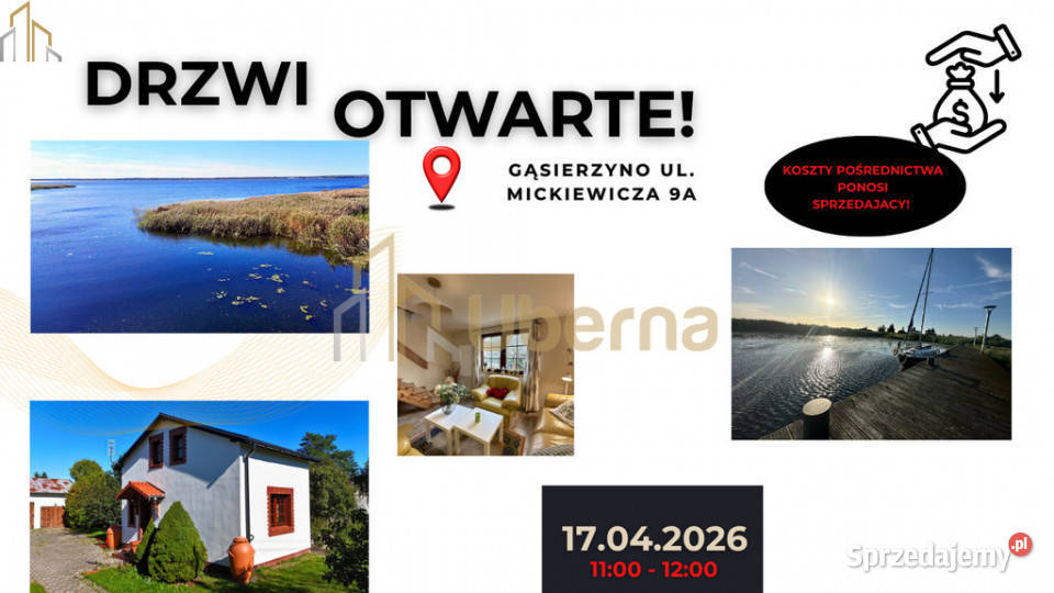 Dom mocy i garaż wodą światłowód Gąsierzyno